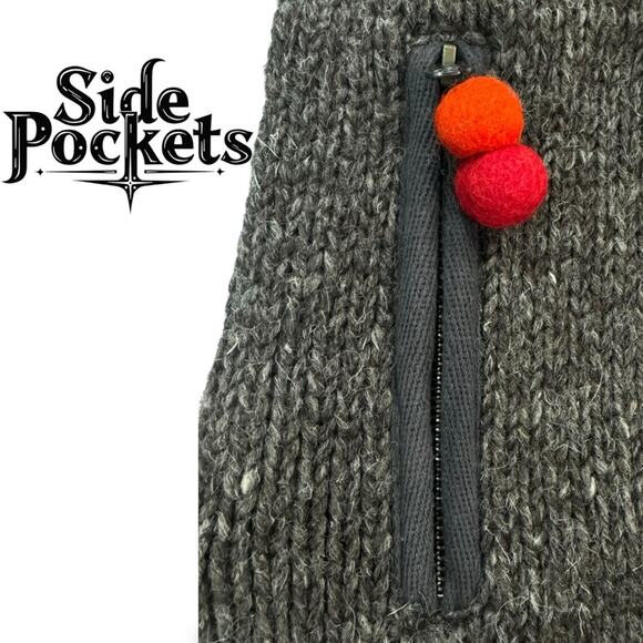 Wool Jacket Handmade in Nepal Laundromat Size Small Wool Winter Zippered Jacket - Picture 4 of 16